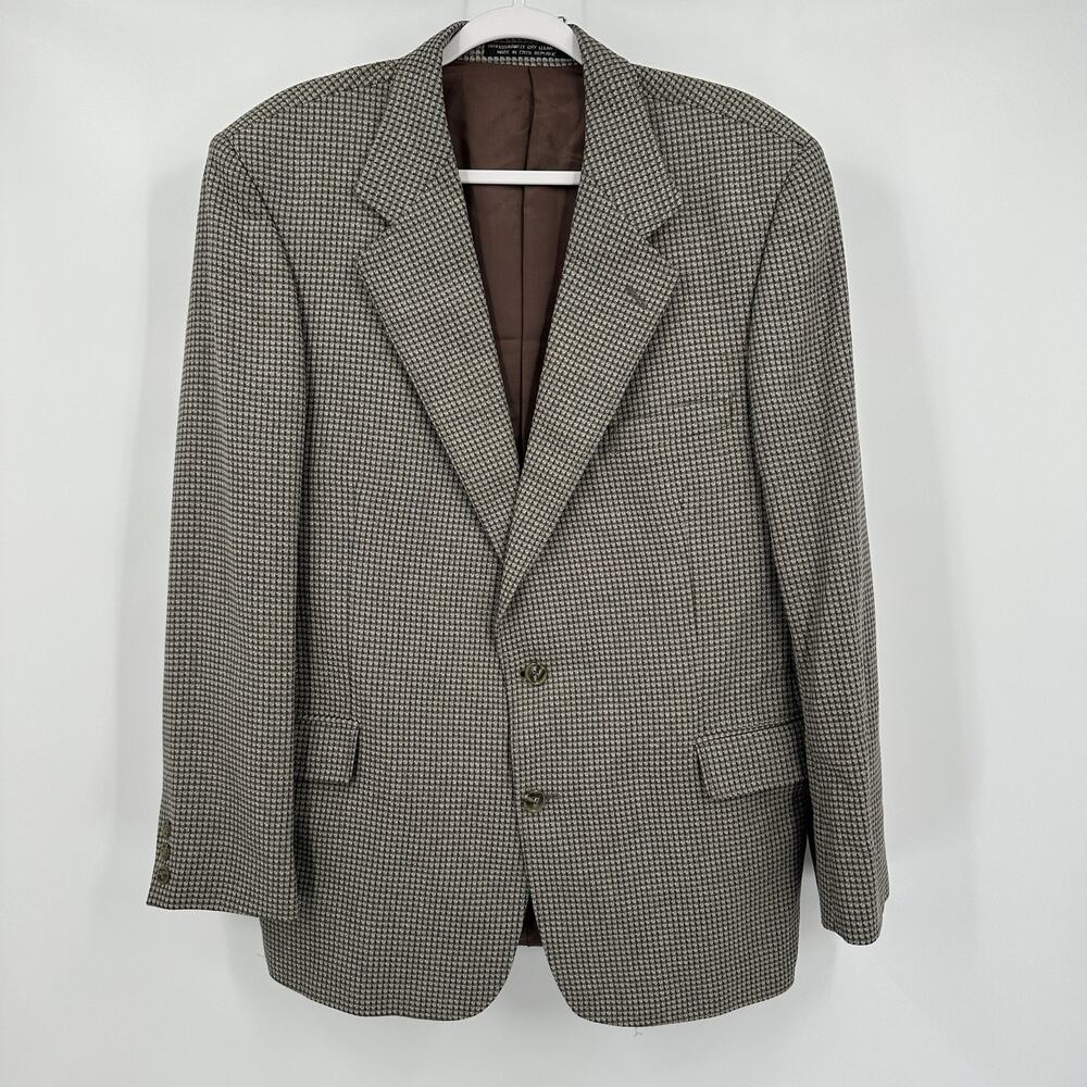 Luskeys Mens Western Sport‎ Coat Blazer Size 42R Rockabilly Rodeo Cowboy Vintage